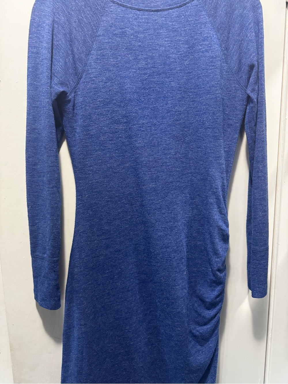 Banana Republic Long Sleeve Blue Knit Dress